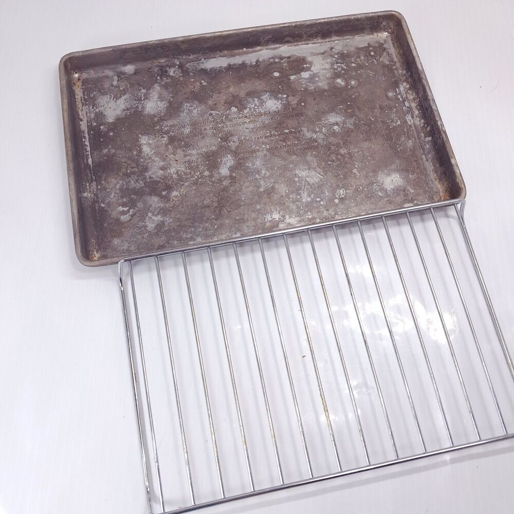 Black & Decker Spacemaker Toaster Oven cookie sheet browning pan rack TRO Ty5